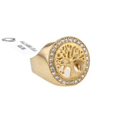 ANILLO ARBOL DE LA VIDA 18K