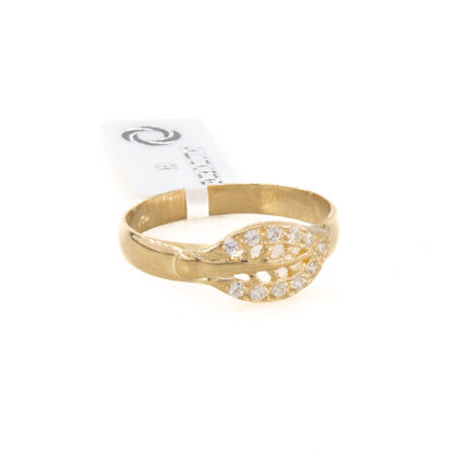 ANILLO CON ZIRCONES 18K