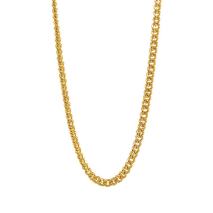 CADENA TEJIDO CUBANA 22K