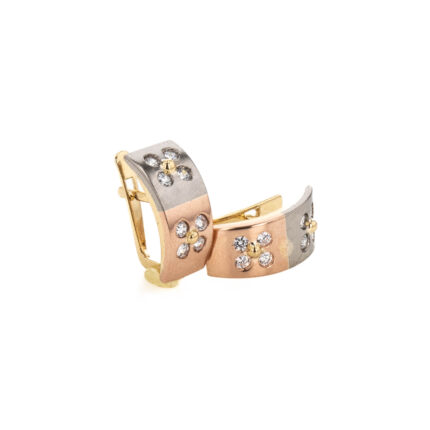 ARETES CORTOS 2 OROS 18K