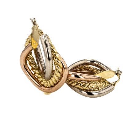 ARETES CORTOS 18K