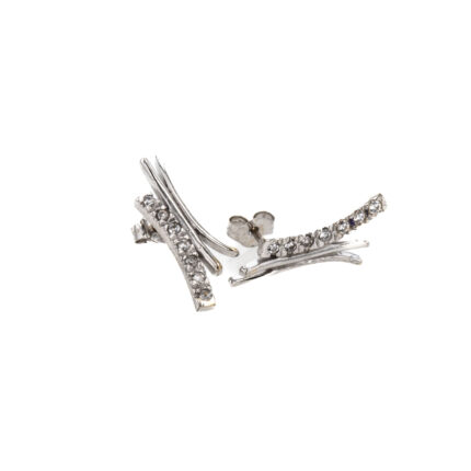 ARETES TOPOS CON ZIRCONES 18K