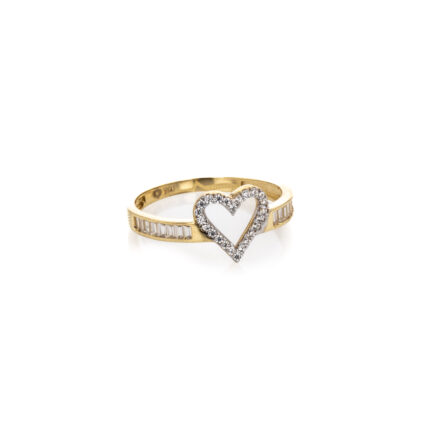ANILLO CORAZON CON ZIRCONES TK