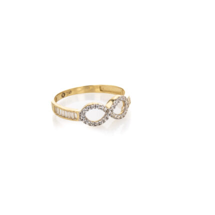 ANILLO INFINITO ZIRCONES TK