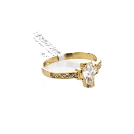 ANILLO CON ZIRCONES 18K