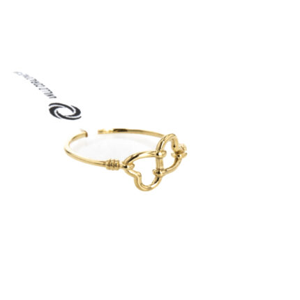 ANILLO CORAZONES 18K