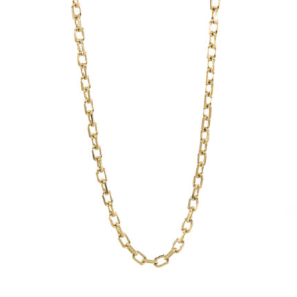CADENA TEJIDO FORZADA 18K