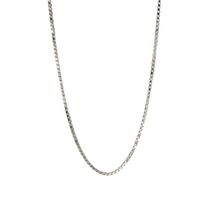 CADENA TEJIDO CAJA 18K