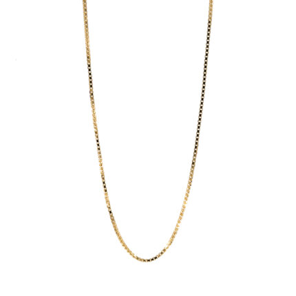 CADENA TEJIDO CAJA 18K
