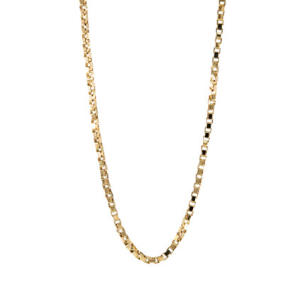 CADENA TEJIDO CAJA 18K