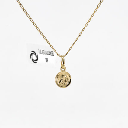 DIJE REDONDO ANGEL 18K