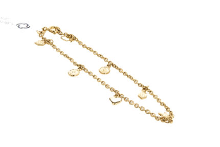 PULSERA FORZADA CON DIJES 18K