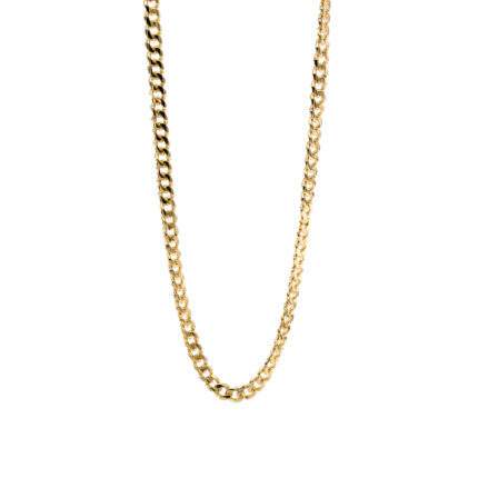 CADENA TEJIDO CUBANA 18K