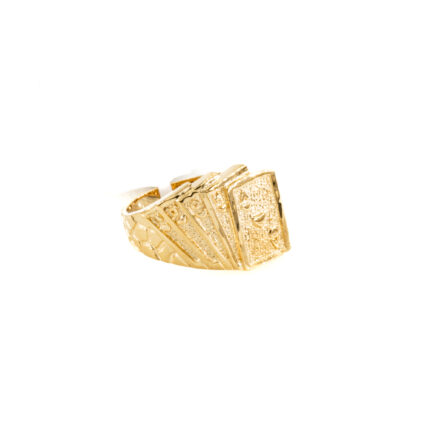 ANILLO CON ZIRCONES 18K