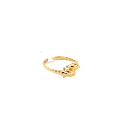 ANILLO DELFINES 18K