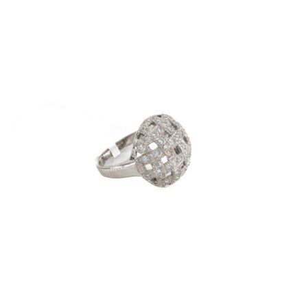 ANILLO CON ZIRCONES 18K