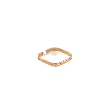 ANILLO CUADRADO 18K