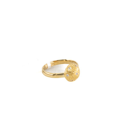 ANILLO CON ZIRCONES 18K