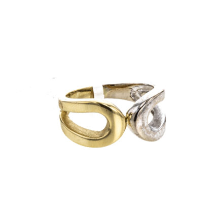 ANILLO 2 COLORES 18K