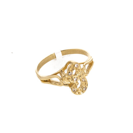 ANILLO CON ZIRCONES 18K