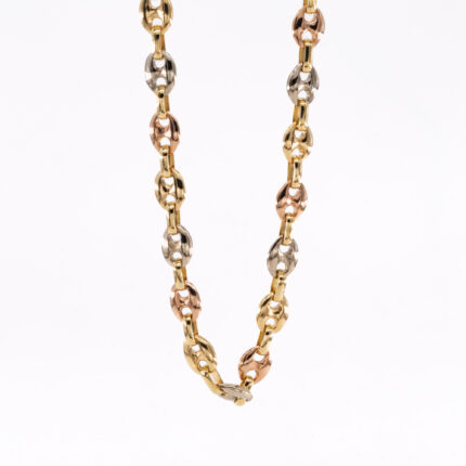 CADENA GUCCI 3 COLORES 18K
