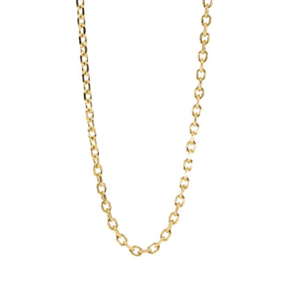 CADENA TEJIDO FORZADA 18K