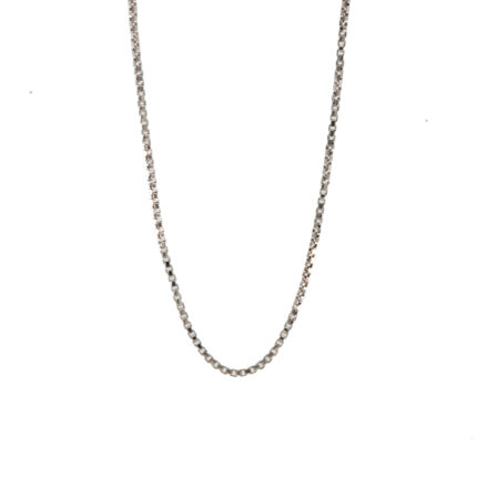 CADENA TEJIDO CAJA 18K