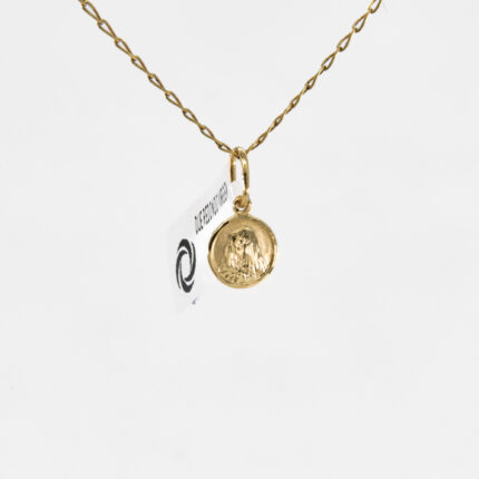 DIJE REDONDO VIRGEN 18K