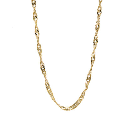 CADENA TEJIDO SINGAPUR 18K