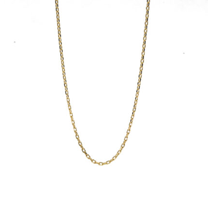 CADENA TEJIDO FORZADA 18K