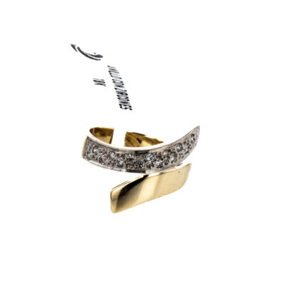 ANILLO CON ZIRCONES 18K