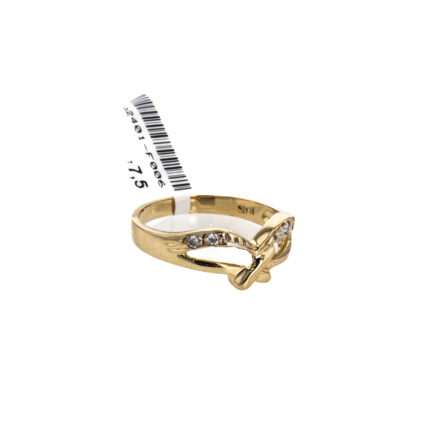 ANILLO CON ZIRCONES 18K