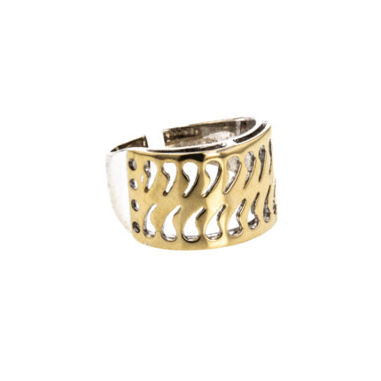 ANILLO 2 COLORES 18K