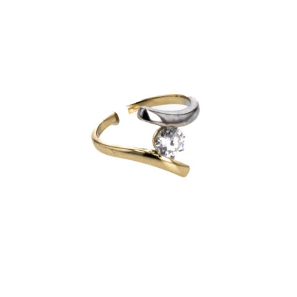 ANILLO CON ZIRCON 18K