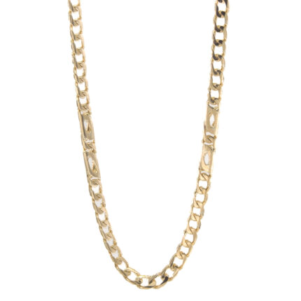 CADENA CUBANA ALTERNADA 18K