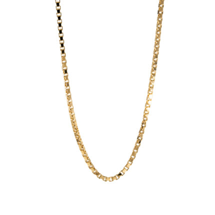 CADENA TEJIDO CAJA 18K