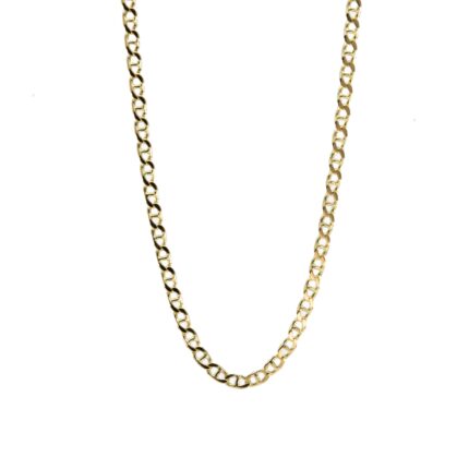 CADENA TEJIDO ANCLA 18K