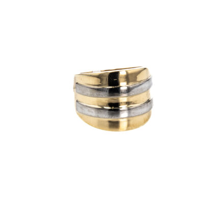 ANILLO 2 COLORES 18K