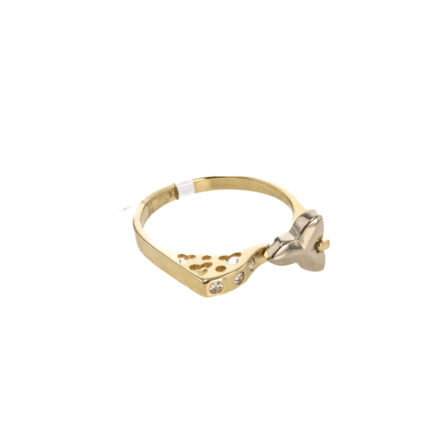 ANILLO CON ZIRCONES 18K