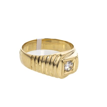 ANILLO CON ZIRCON 18K