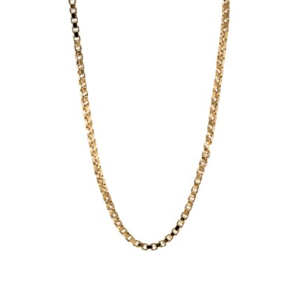 CADENA TEJIDO CAJA 18K