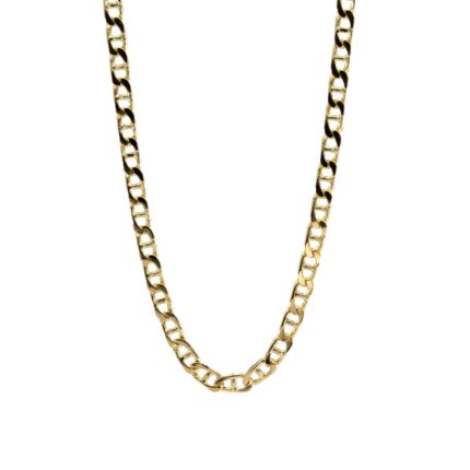 CADENA TEJIDO ANCLA 18K