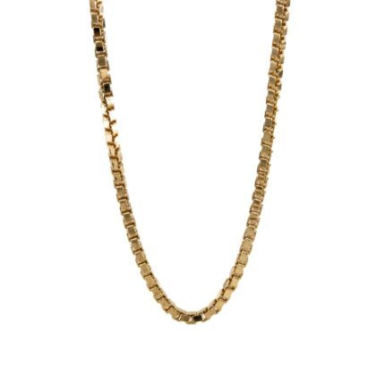 CADENA TEJIDO CAJA 18K