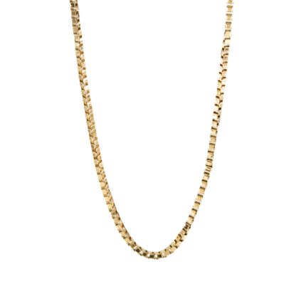 CADENA TEJIDO CAJA 18K