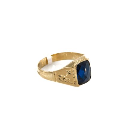 ANILLO CON ZIRCON 18K