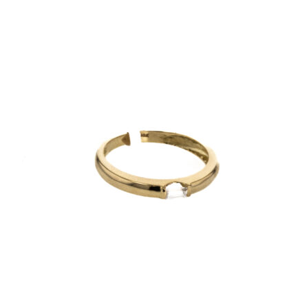 ANILLO CON ZIRCON 18K