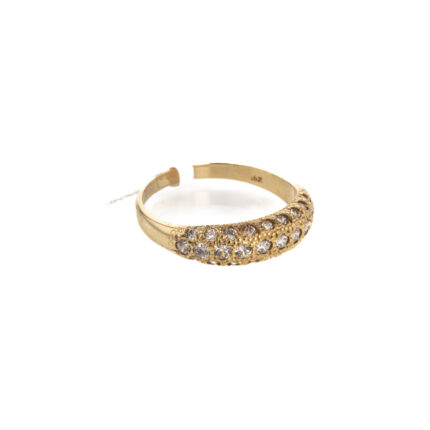 ANILLO CON ZIRCONES 18K