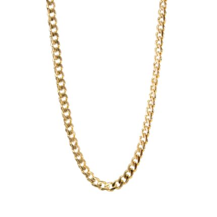 CADENA TEJIDO CUBANA 18K