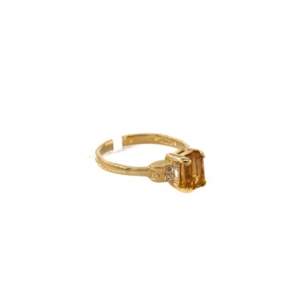 ANILLO CON ZIRCONES 18K