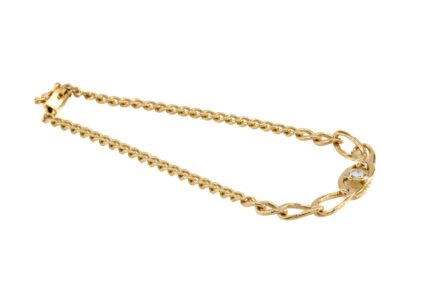PULSERA CON ZIRCON 18K